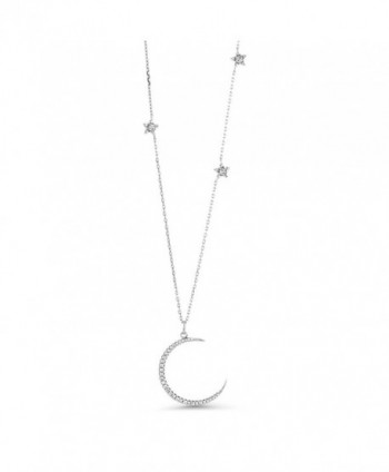 Sterling Silver Pendant Necklace Adjustable - CS124UBK4I9