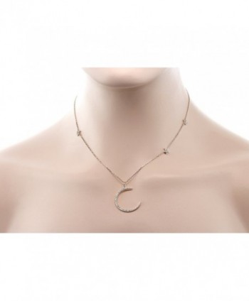 Sterling Silver Pendant Necklace Adjustable in Women's Pendants
