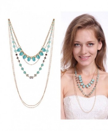 Teniu Fashion Crystal Necklace Valentines in Women's Chain Necklaces