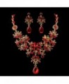 Earrings Hatop Wedding Rhinestone Necklace in Women's Jewelry Sets