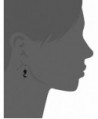 1928 Jewelry Black Dangle Earrings