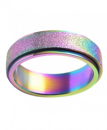 PAURO Womens Stainless Ranibow Spinner - stainless-steel-rainbow - CZ182A82MAK