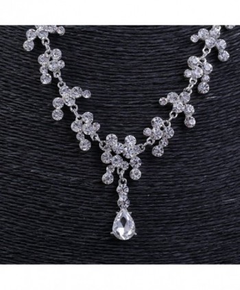 Crystal Rhinestone Necklace Anniversary Christmas in Women's Jewelry Sets