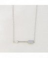 Sterling Silver Rhodium Pendant Necklace
