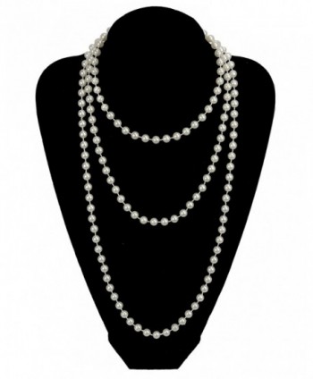 1920s Pearls Necklace Gatsby Accessories