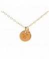 Taurus Necklace - Tiny Gold Filled Simple Taurus Necklace with Birth Month Charm- Zodiac Pendant - C611EFPV6L5