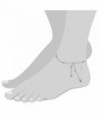 SilberDream anklet zirconia Sterling SDF023A