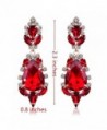 Miraculous Garden Crystal Rhinestone Earrings in Women's Drop & Dangle Earrings