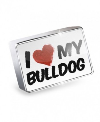 Floating Charm Bulldog- Dog Breed England Fits Glass Lockets- Neonblond - I Love my BullDog from England - C411Q3UZMKB