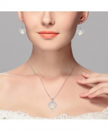 EleQueen Sterling Freshwater Cultured Necklace in Women's Jewelry Sets