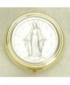 Holy Spirit Pyx with Lady of Miraculous Gold & Silver Plated - C0115GSIOF1