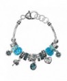Lova Jewelry Birthstone Silver-tone Bracelet - March - CZ12N7DWLCD