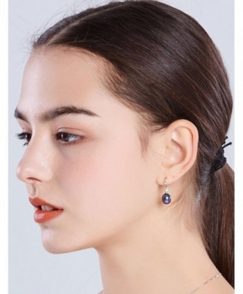 Freshwater Earrings Sterling Zirconia Jewelry