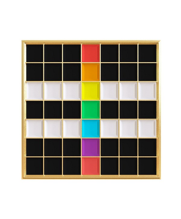Enamel Pins - Pride Lapel Pins Collection by Real Sic - Premium Lapel Pin - Grid Pin Series - CO187KECOW5