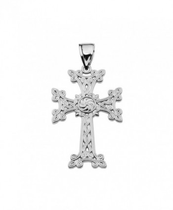 Sterling Eternity Khachkar Armenian Necklace