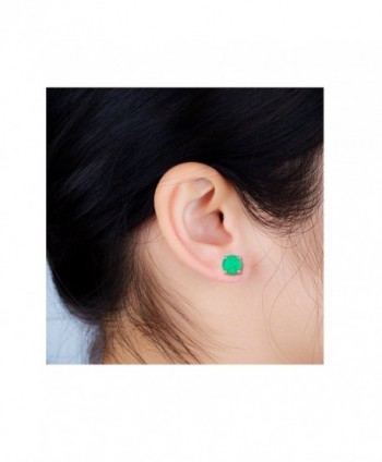 OPALTOP Green Earrings Plated Ladies in Women's Stud Earrings