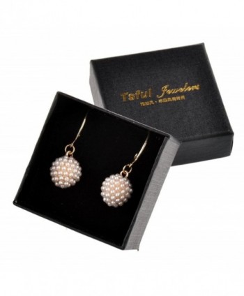 TS Luxury Fireball Spherical Earrings in Women's Drop & Dangle Earrings