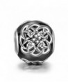 NinaQueen "Celtic Tattoos" 925 Sterling Silver Black Bead Charms - CT1282FYTML