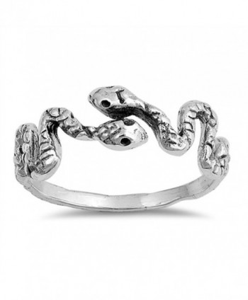 Snake Animal Wrap Thumb Ring New .925 Sterling Silver Band Sizes 4-10 - CL187Z64XCN