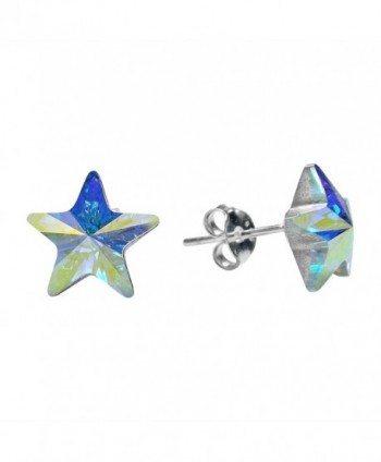 Prism Crystal Sterling Silver Earrings