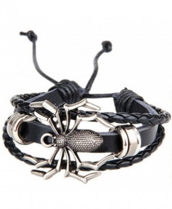 Leather Bracelet Bangle Jewelry Wristband in Women's Link Bracelets