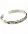 Personalized Bracelet - To Infinity and Beyond - Hand Stamped 1/4-inch Aluminum Cuff - C811JO9KOQZ