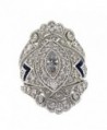 Created Sapphire Marquise Victorian Engagement in Women's Wedding & Engagement Rings