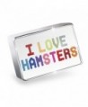 Floating Charm I Love Hamsters Fits Glass Lockets- Neonblond - I Love Hamsters-Colorful - CW11Q3USE1F
