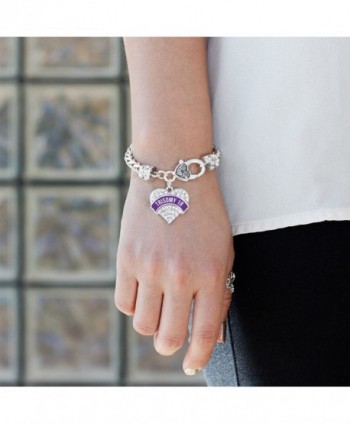 Inspired Silver Trisomy Awareness Bracelet
