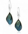 Robert Lee Morris Womens Patina Petal Drop Earrings - Blue/Green - CX127NEA3PN