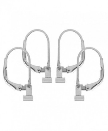 Convertiblez 2 Pair of Earring Converters Post to Lever Back Silver Alloy - CD121XSGL57