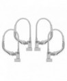Convertiblez 2 Pair of Earring Converters Post to Lever Back Silver Alloy - CD121XSGL57