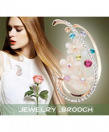 ALBEST Jewelry Womens Diamond Brooches