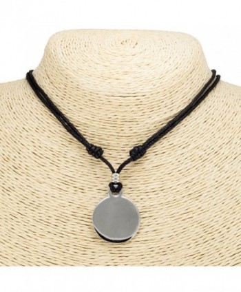 Yang Pendant Adjustable Black Necklace in Women's Pendants