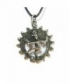 Shiva Natraja the Hindu Deity Pendant on Cord Necklace- The Veda Collection - CZ114GHUTDX
