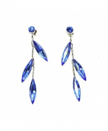Faship Gorgeous Sapphire Necklace Earrings
