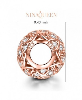 NinaQueen Sterling Silver Zirconia Charms