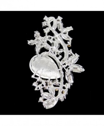 EVER FAITH Silver Tone Austrian Crystal in Women's Brooches & Pins