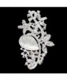 EVER FAITH Silver Tone Austrian Crystal in Women's Brooches & Pins