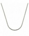 Sterling Silver Diamond Cut Chain Necklace in Women's Chain Necklaces