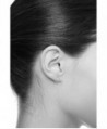 White Gold Thickness Hinged Earrings in Women's Hoop Earrings