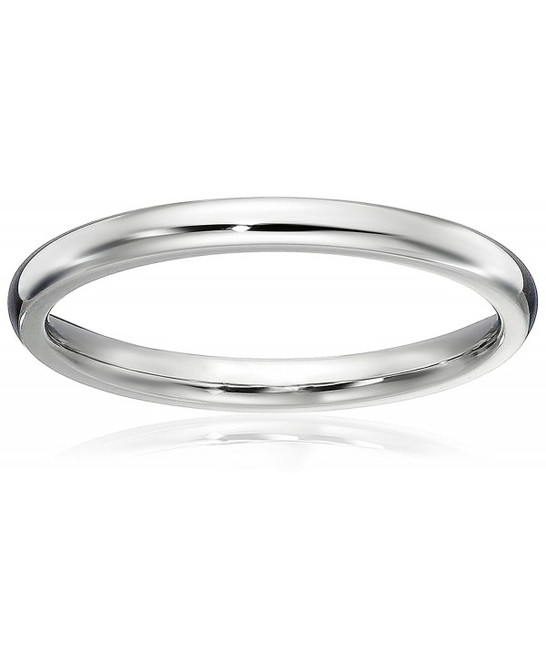 LOVE Beauties 1.5 MM Titanium Comfort Fit Wedding Band Ring Classy Domed Ring(Size Selectable) - CU1820K9T9O