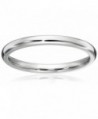 LOVE Beauties 1.5 MM Titanium Comfort Fit Wedding Band Ring Classy Domed Ring(Size Selectable) - CU1820K9T9O