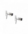 Lightning Bolt Stainless Steel Stud Earrings - CS11XVJG3QT