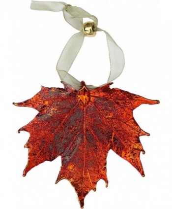 Leaf Ornament - Iridescent Sugar Maple and/or Full Moon Maple. Hang On a Wine Bottle! - CH12JNGFKRV