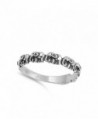 Elephant Small Sterling Silver Stackable in Women's Stacking Rings
