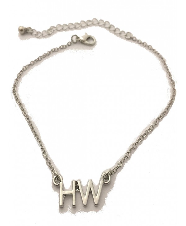 HW Hotwife Chain Anklets in Black- Silver and Gold - Queen of Spades - Cuckoldress - Mistress - Silver - CQ18762SLKO