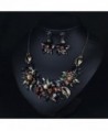 Hamer Multi color Statement Necklace Earrings in Women's Jewelry Sets