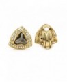 Earrings Triangle Trillion Crystal Fashion