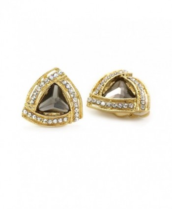 Earrings Triangle Trillion Crystal Fashion in Women's Clip-Ons Earrings